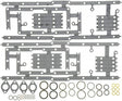 Cat Lower Engine Gasket Set M1248898