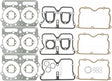 Cummins Gasket Set - Upper 4024955