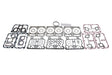 Cummins N14 Upper Engine Gasket Set 4089371EB