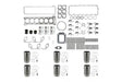 Detroit DD16 Pistonless Re-Ring Kit DD1651145